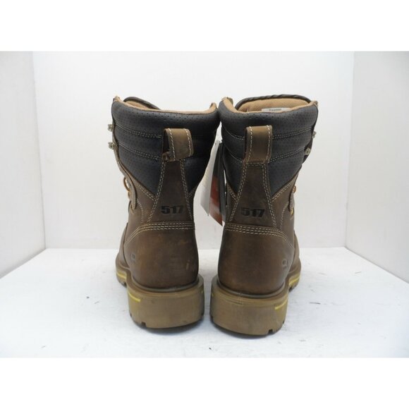 DAKOTA Mens 8'' 517 Quad Comfort Steel Toe Composite Plate Work Boot Brown 12W - Picture 4 of 8